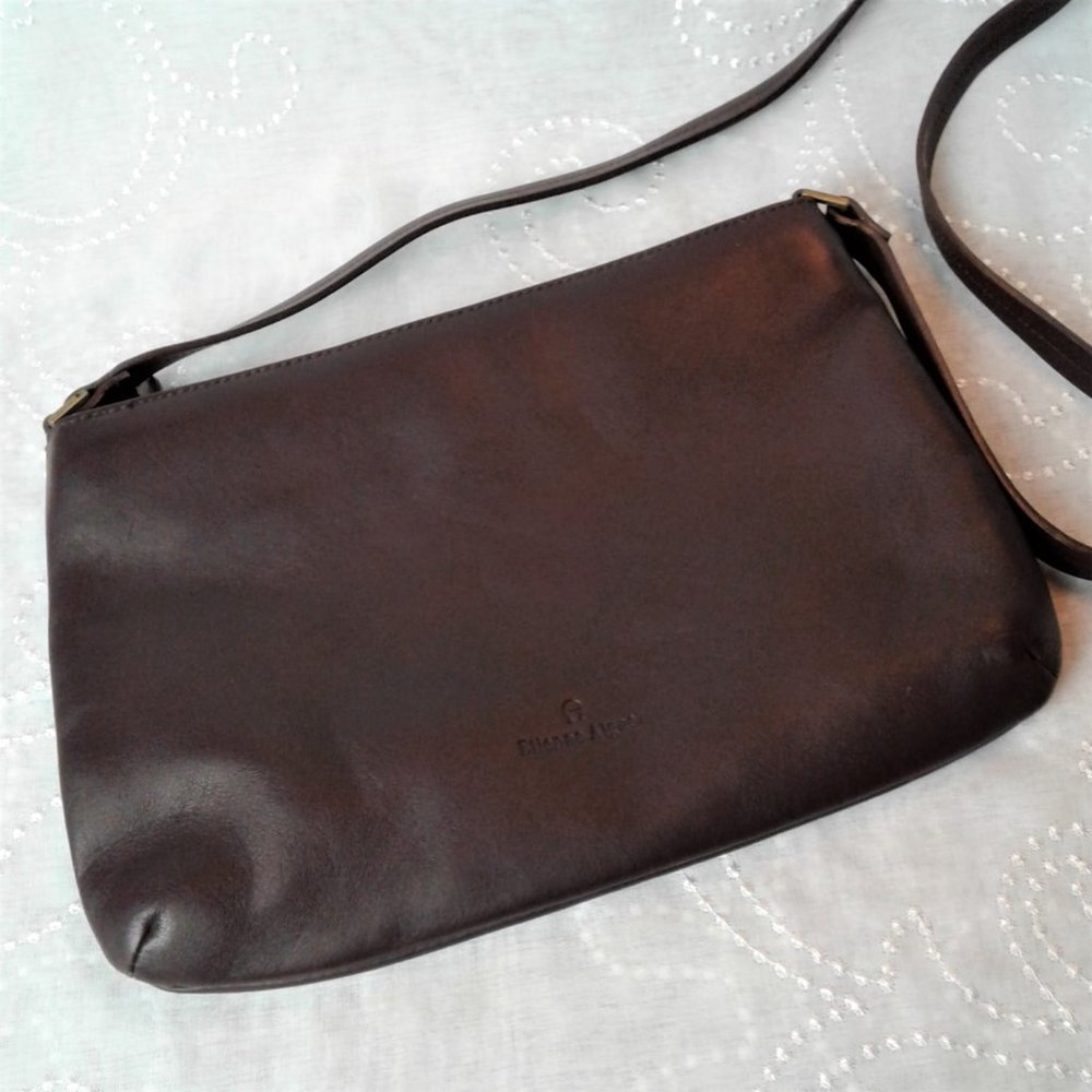 Etienne Aigner Leather Shoulder Bag brown